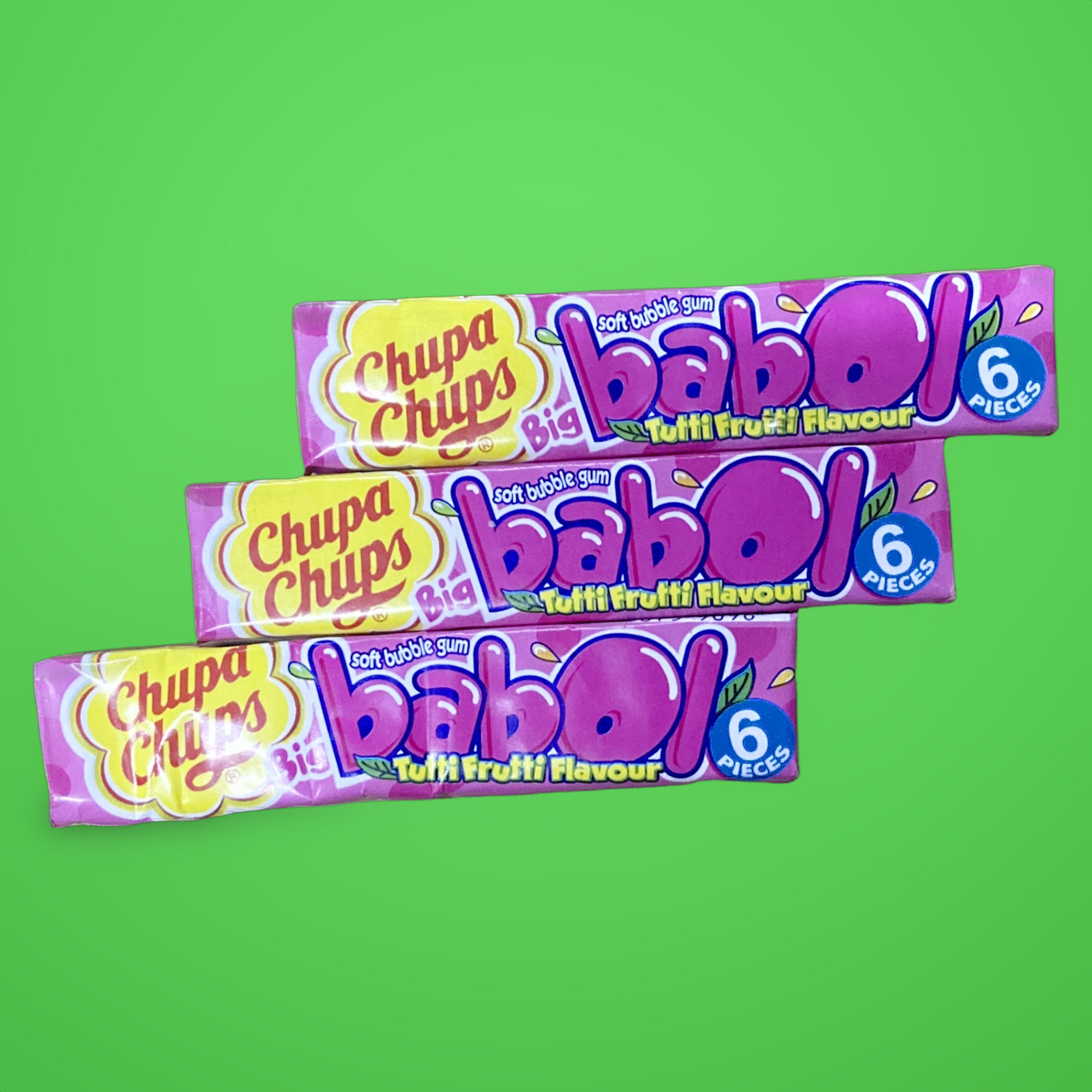 Chupa Chups Babol Tutti Frutti gum 27.6g The Whizz Pop Candy Shop