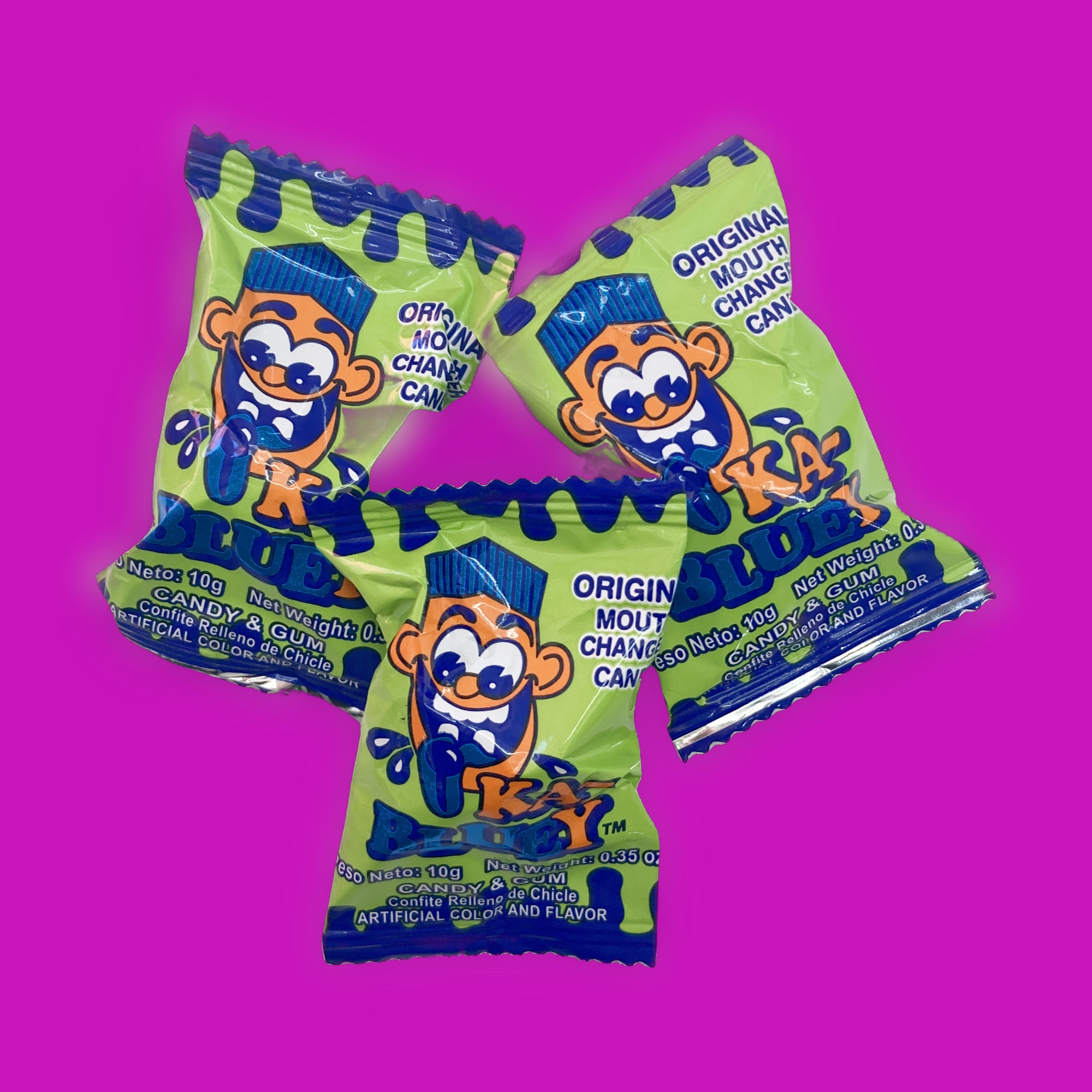Ka Bluey Blast Candy with Gum 10g (100) The Whizz Pop Candy Shop